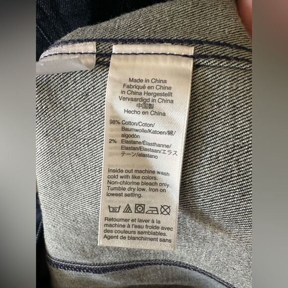 J Crew Denim Midi Tank Sheath Dress Dark Wash Size 6 - Picture 8 of 8